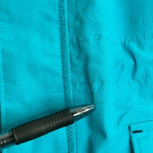 Lands End Squall Blue 3 in 1 Winter Parka Coat Hooded Waterproof Womens XL 18-20 - Picture 11 of 12